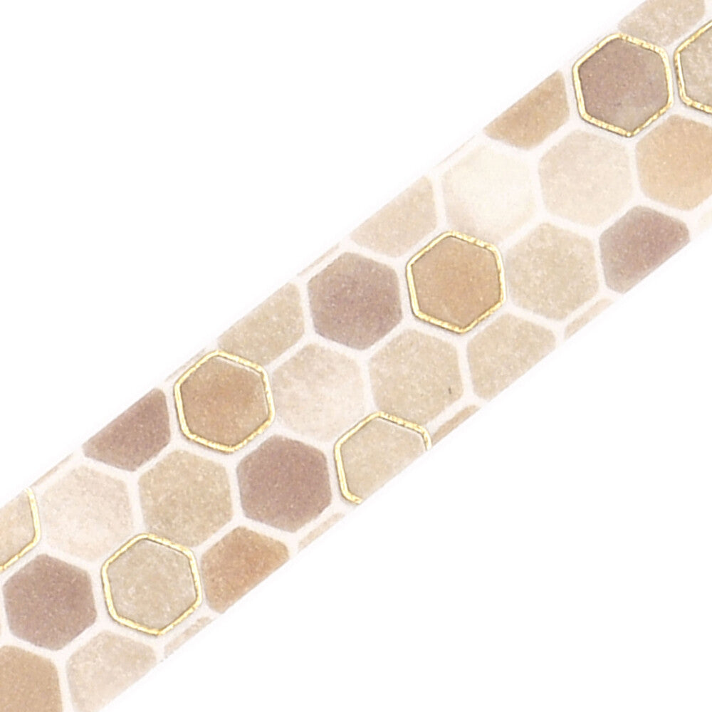 Washi Tape BGM - Grand Honeycomb - 15mm x 5m