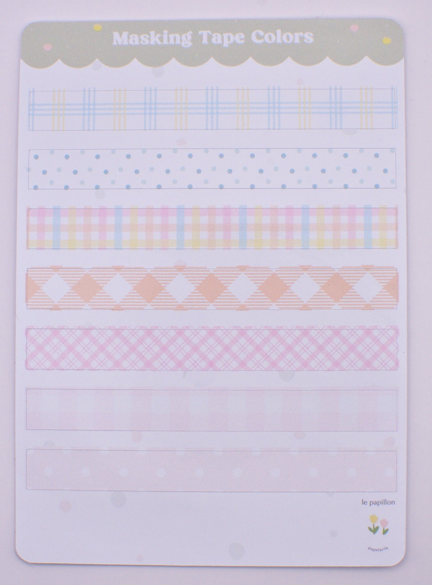 Masking Tape Colors