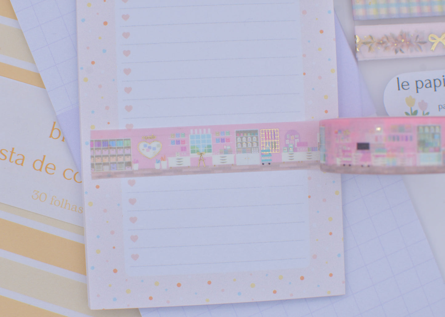 Amostra de Washi Tape - Simply Gilded 15 mm - Craft Room Landscape
