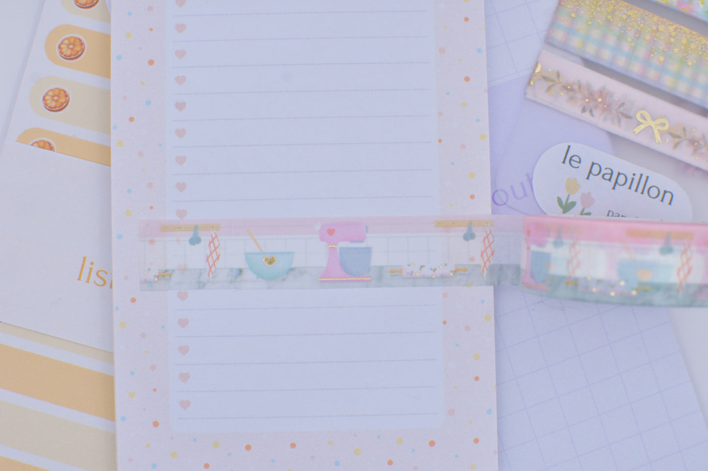 Amostra de Washi Tape - Simply Gilded 15 mm - Sugar & Spice Kitchen
