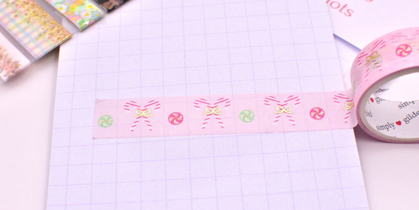 Amostra de Washi Tape - Simply Gilded 15 mm - Docinhos