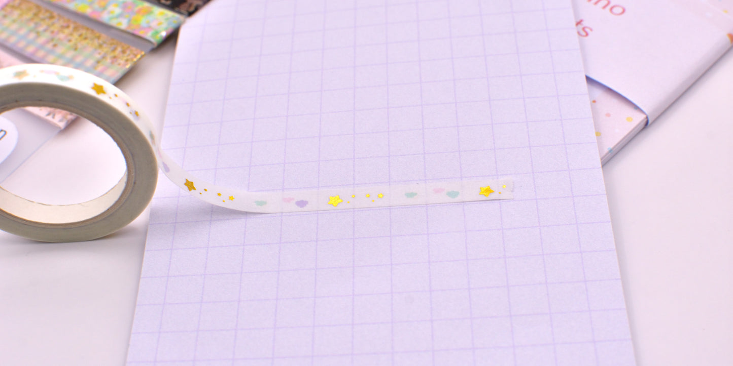 Amostra de Washi Tape - Simply Gilded 5 mm - Dream