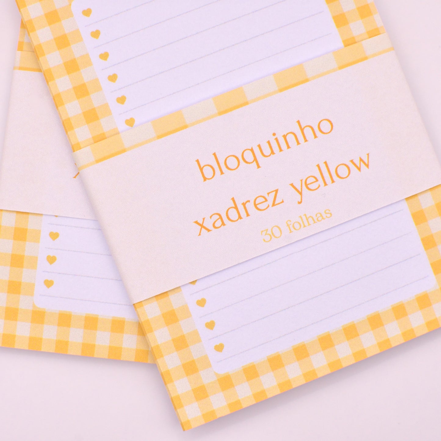 Bloquinho Pautado – Xadrez Yellow