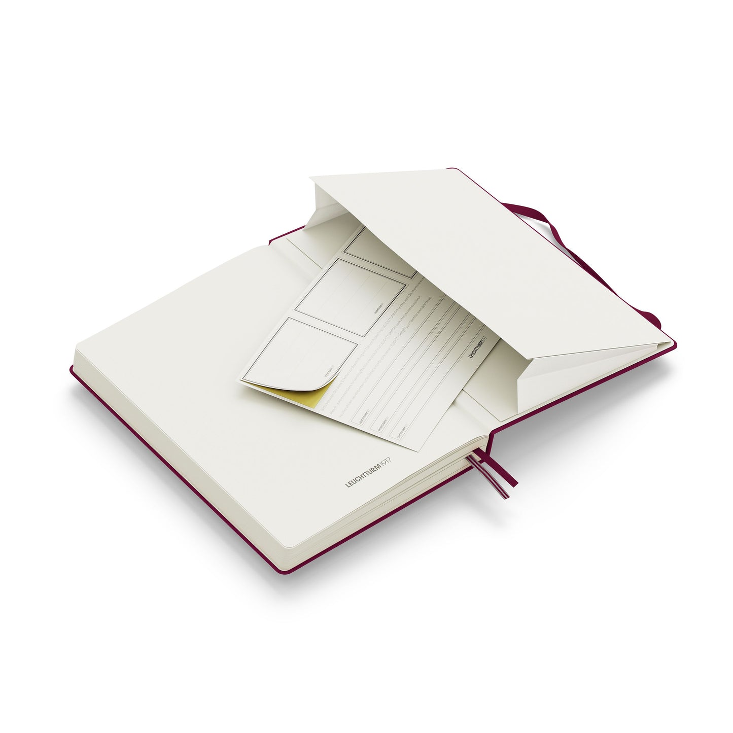 Caderno Leuchtturm1917 Pocket (A6) Quadriculado, 187 páginas, Capa Dura, Black