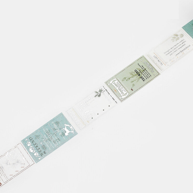 Washi Tape BGM - Poem Botanical - 30mm x 5m