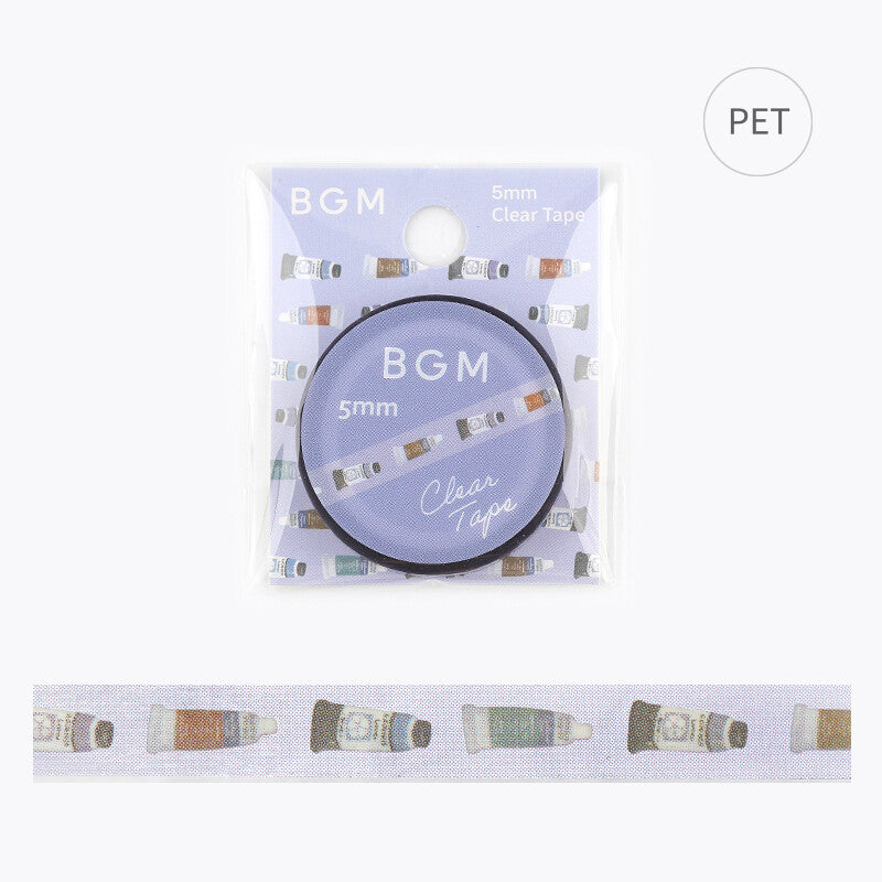 Clear Tape BGM - Paints - 5mm x 5m