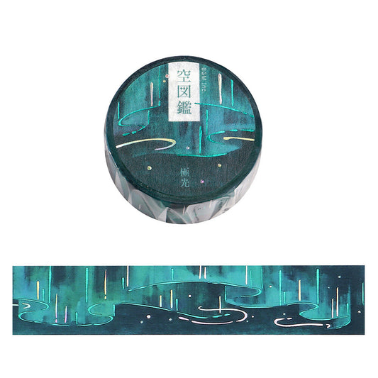 Washi Tape BGM - Sky Chart Polar Light - 20mm x 5m