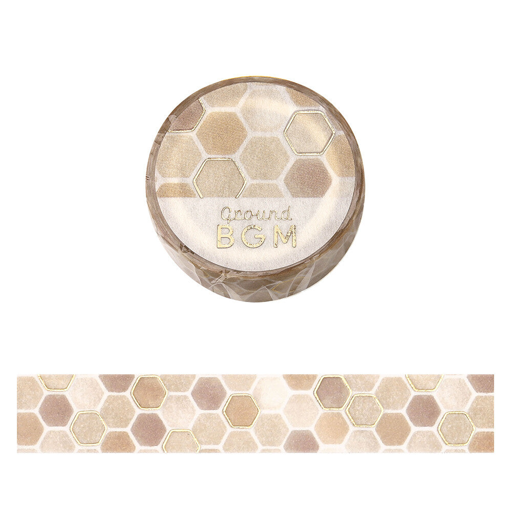 Washi Tape BGM - Grand Honeycomb - 15mm x 5m