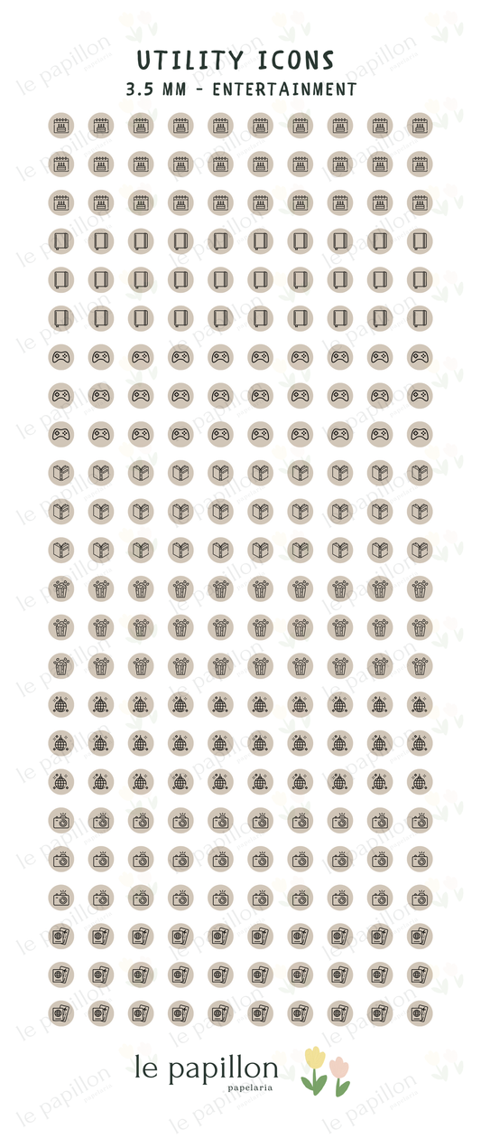 Cartela Utility Icons 3.5mm - Dog Person