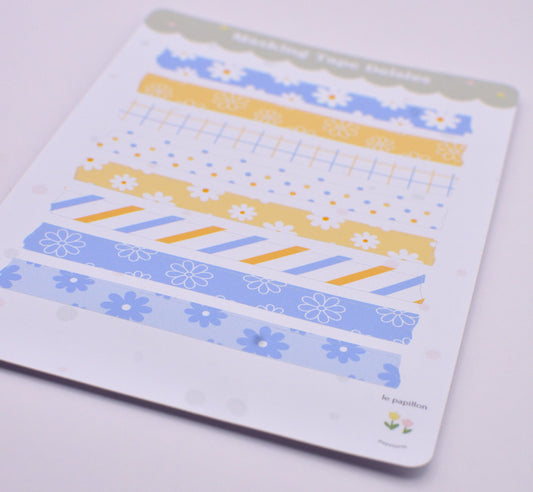 Masking Tape Daisies