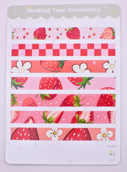Masking Tape Strawberry