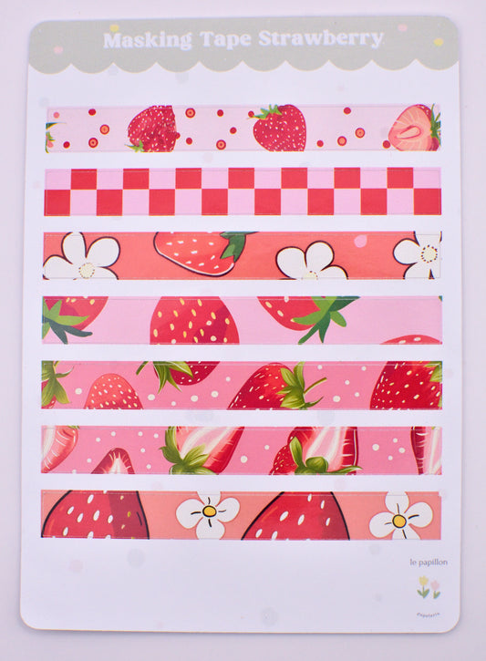 Masking Tape Strawberry