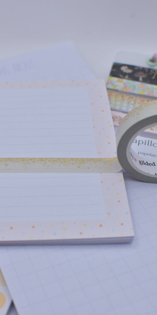 Amostra de Washi Tape - Simply Gilded 10 mm - Smoky Sage Stardust