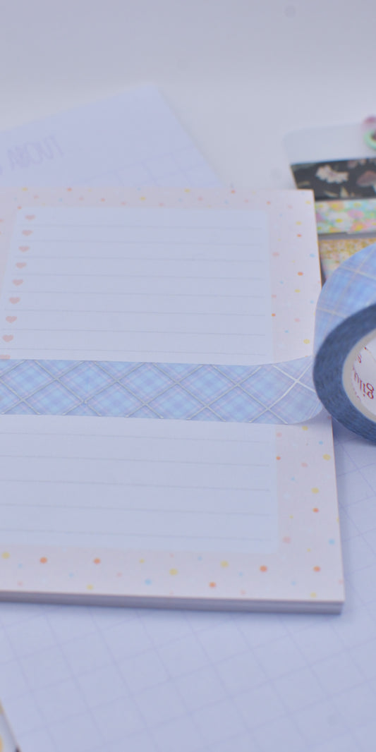 Amostra de Washi Tape - Simply Gilded 15 mm - Cotton Candy Blue