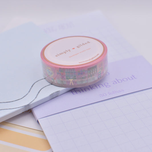 Amostra de Washi Tape - Simply Gilded 15 mm - Craft Room Landscape