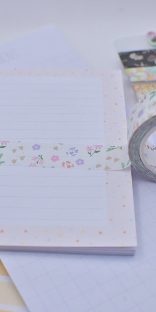 Amostra de Washi Tape - Simply Gilded 15 mm - Jurassic Pattern