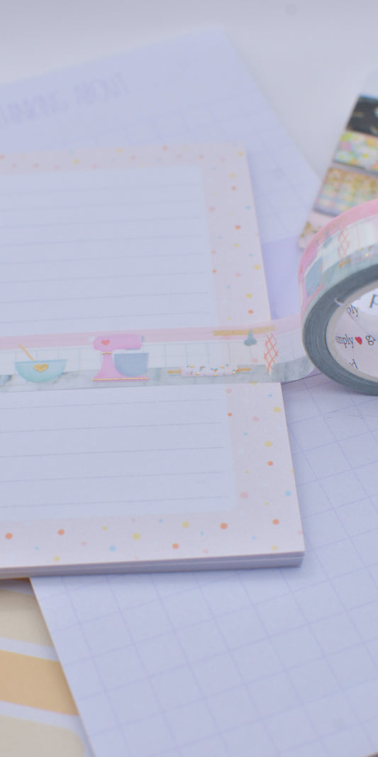 Amostra de Washi Tape - Simply Gilded 15 mm - Sugar & Spice Kitchen