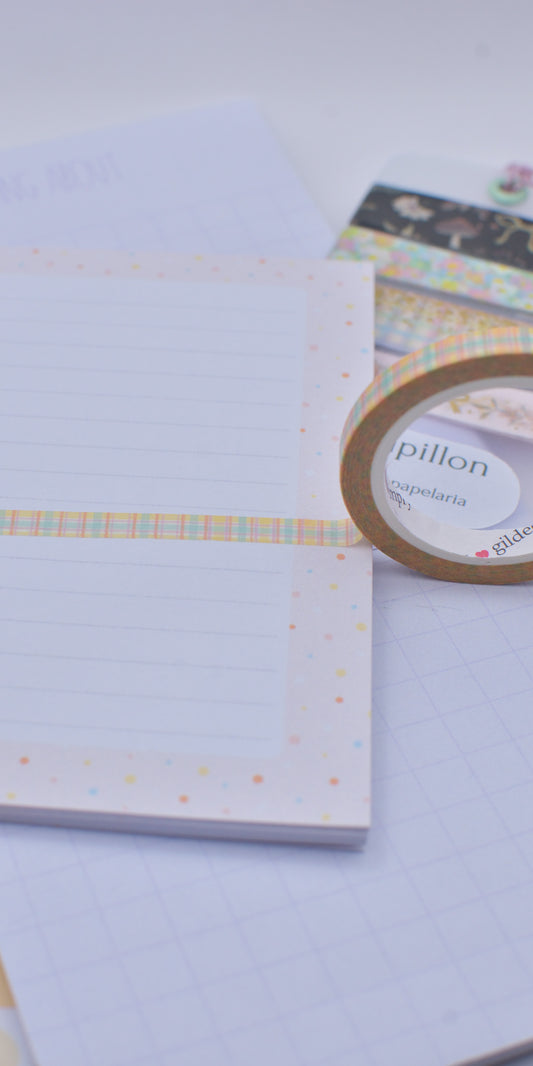 Amostra de Washi Tape - Simply Gilded 5 mm - The Cascades Plaid