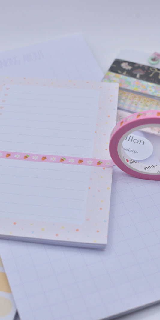 Amostra de Washi Tape - Simply Gilded 5 mm - Wildflower Sprouting Acom