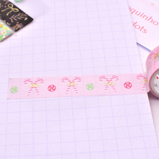 Amostra de Washi Tape - Simply Gilded 15 mm - Docinhos