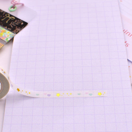 Amostra de Washi Tape - Simply Gilded 5 mm - Dream