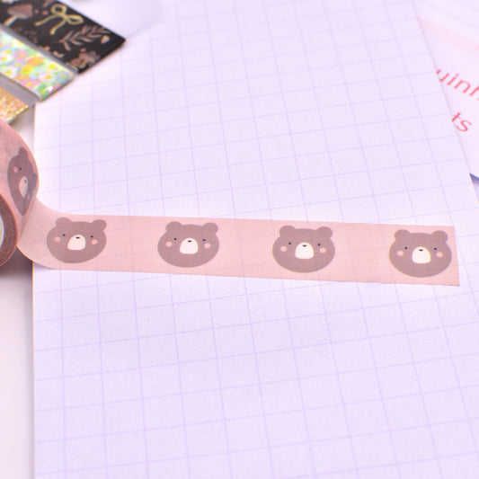 Amostra de Washi Tape - Simply Gilded 15 mm - Ursos