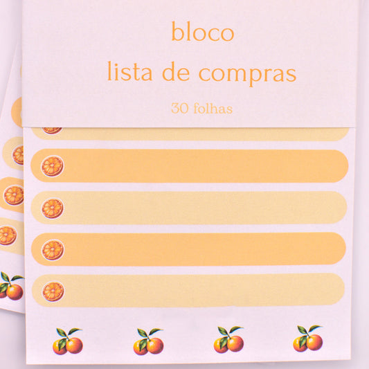 Bloco – Lista de Compras