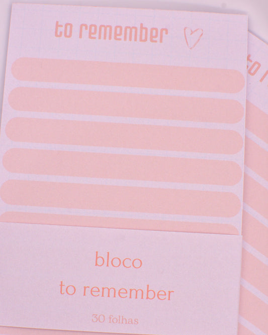 Bloco – To Remember