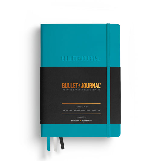 Caderno Bullet Journal Leuchtturm1917, Edition 2, Medium (A5), Hardcover, Turquoise25